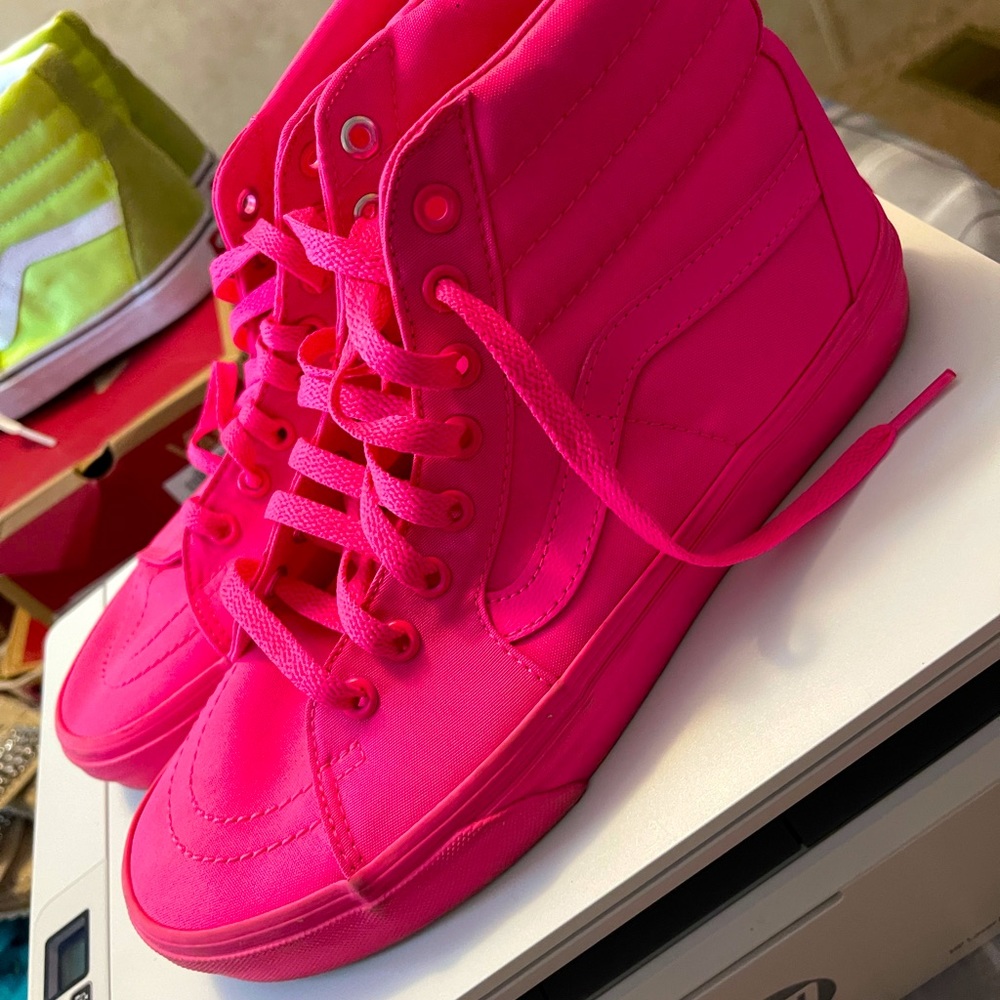 Neon Pink Vans